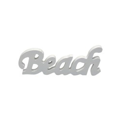 Display Beach Wording White